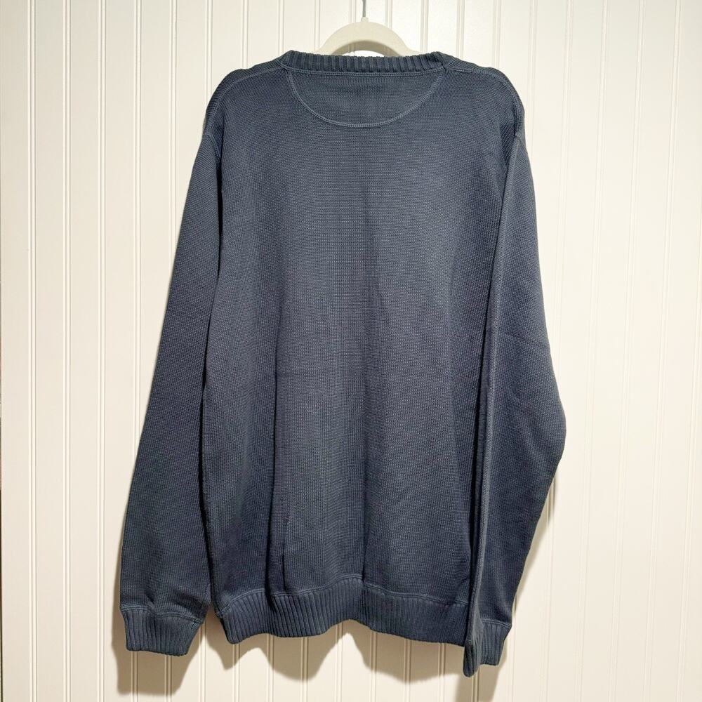 Eddie Bauer Cotton Sweater Blue Gray NEW Mens XL - Picture 5 of 5